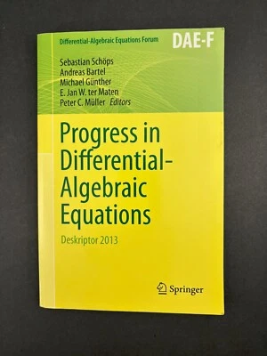 Progress in Differential-Algebraic Equations - 9783662449257 paperback very good - Image 1 of 3