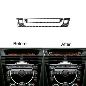 For Mazda RX-8 2004-2008 Carbon Fiber Information Displayer Frame Cover Trim - Picture 1 of 12
