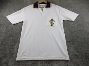 REME Association Polo Top Short Sleeve Medium Collared White Army AustralianMade - Picture 1 of 17