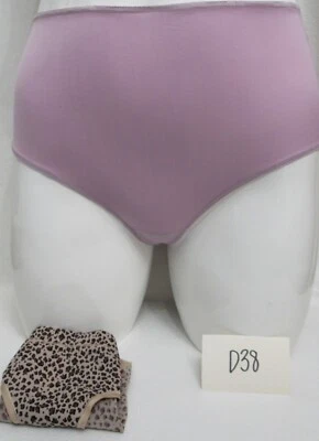 Hanes & Secret Treasures Women's Panties Underwear Size 8 Cheetah & Lilac - Image 1 of 4