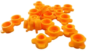 Lego 20x kleine Blüte hellorange 1x1 Blume bright light orange flower 229 Neu - Bild 1 von 4