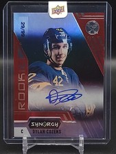 2020-21 Synergy Rookie Portrait Autograph Red Dylan Cozens /99 Rookie Card Auto