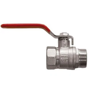 Flow Rate Water Ball Valve with Steel Handle 1/2" - 1" BSP Female x Male Thread - Picture 1 of 2