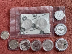 10 Unzen Silber - Konvolut - Vers. Motive: Cheetah, Australian Nugget, Eagle u.a - Bild 1 von 20