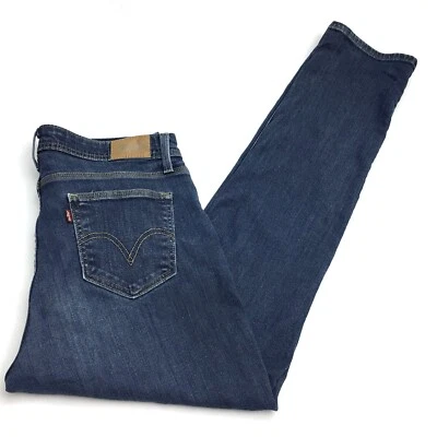 Levi's 529 женские джинсы изогнутый узкие ноги эластичной размер 10 длина 32" - Изображение 1 из 4