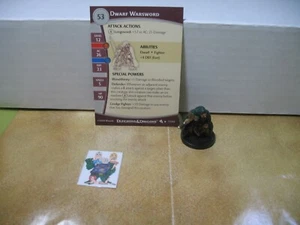 =Dungeons and Dragons AGAINST THE GIANTS Dwarf Warsword 17/60 with card= - Picture 1 of 1