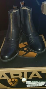 MUJER ARIAT Heritage III Cremallera Paddock Bota Montar Talla 11 Mediana TOTALMENTE NUEVA + Caja - Imagen 1 de 6