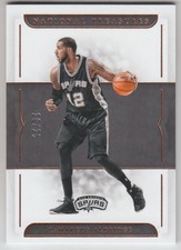 2016-17 Panini National Treasures Bronze #54 LaMarcus Aldridge /25