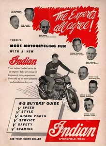 1955 Indian Trailblazer Motorcycle "More Motorcycling Fun" Original Ad - Picture 1 of 1