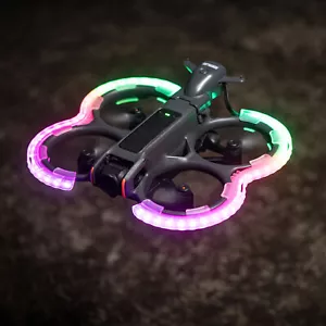LED RGB Propeller Guard Protective for DJI Avata 2 Anti-Collision Ring Cover - Picture 1 of 18
