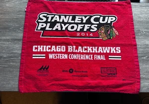 Chicago Blackhawks 2014 Western Conference final Towel Stanley Cup Playoffs - Picture 1 of 6