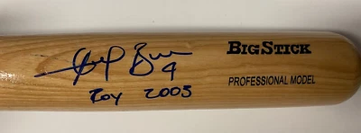 ANGEL BERROA ROY 2003 KC ROYALS FIRMADO AUTOGRAFIADO RAWLINGS BIG STICK BAT CON CERTIFICADO DE AUTENTICIDAD Foto 1 de 4