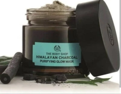 The Body Shop Himalayan Charcoal Purifying Glow Mask 75ml ✨️New  - Image 1 of 2
