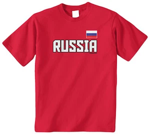 Threadrock Kids Russia National Team Youth T-shirt Russian Country Pride - Picture 1 of 9