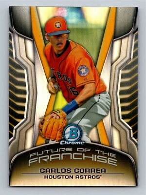 2014 Bowman Chrome Future Of The Franchise #FF-CC Carlos Correa Mini Refractor - Image 1 of 2