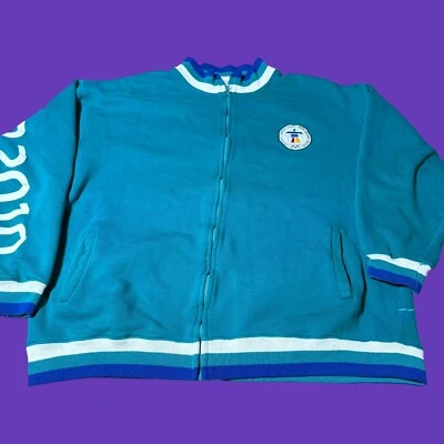 Vancouver Olympics 2010 Full Zip Sweatshirt Mens XL Teal & Blue XP Apparel - Image 1 of 4