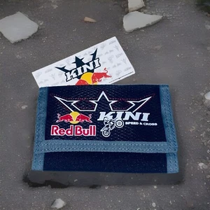 Portafoglio Red Bull Kini Racing Speed & Motor Cross Nero Rosso Uomo Donna Pieghevole - Foto 1 di 8