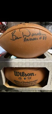 Autógrafo de fútbol americano firmado por Ben Davidson Oakland Raiders #83 Foto 1 de 2