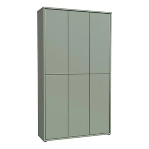 Garderobenschrank Schuhschrank Flurschrank 6 Türen Salbeigrün 109 x 192 cm - Bild 1 von 7