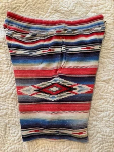De Colección Polo Ralph Lauren Azteca Serape Deportista Suroeste Sudor Gimnasio Pantalones Cortos Talla L - Imagen 1 de 11