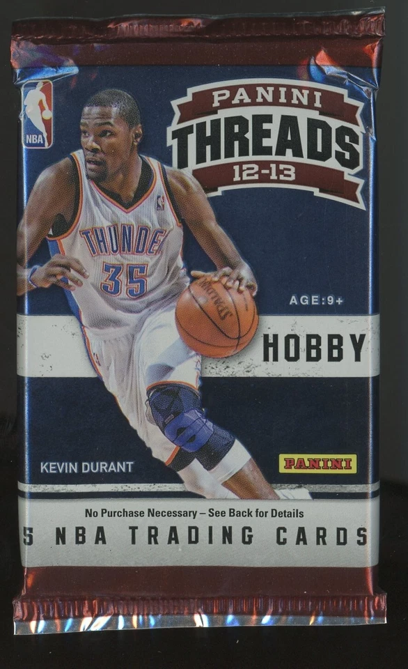 2012-13 Panini Threads Basketball HOBBY Pack frm Box KOBE AUTO? KAWHI KLAY RC? - Image 1 of 1