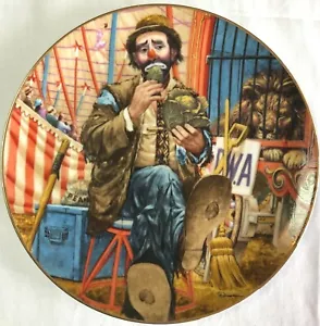 "EMMETT KELLY" CLOWN FIRST EDITION OF THE GREATEST CLOWNS OF THE CIRCUS PLATE A2 - Picture 1 of 3