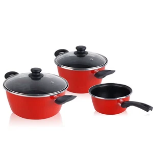 Bateria de cocina induccion 5 piezas 1 cazo 1 cacerola 1 olla 2 tapas Magefesa - Imagen 1 de 9