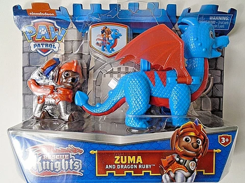 Nickelodeon Paw Patrol Rescue Knights Zuma & Dragon Ruby Cover