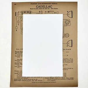 Vtg 1916 53 1917-18 55 Cadillac & 1917 22-73 Mercer Auto Electrician Manual - Picture 1 of 2