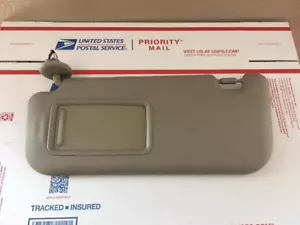 Toyota Corolla 2009-10-2011-2012-2013 Driver Side Sun Visor Left / TAN /OEM - Picture 1 of 7