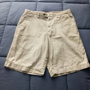 Tommy Bahama hellkhaki Pima Shorts Gr. 34 Baumwolle Chino Strand waschbar - Bild 1 von 4