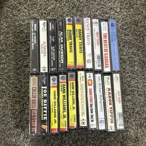 Classic country cassette Lot 20 Tapes 90s Alan Jackson Alabama - Picture 1 of 8