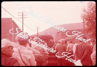 EL Railroad Erie Lackawanna Danville Pennsylvania Train People 35 mm Slide años 60 Foto 1 de 3
