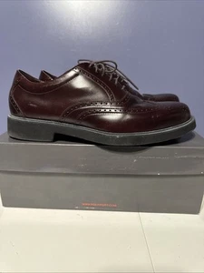 Rockport DSH Wingtip Men's Burgundy Oxfords 10 M - Picture 1 of 8