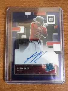 2022 Panini Donruss Optic Seth Beer Auto Rated Rookie RC Purple 50/99 RRA-SB - Bild 1 von 3