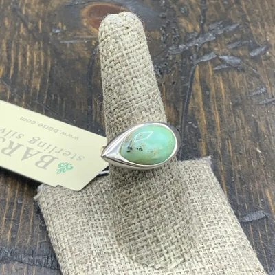 Anillo Barse Cassidy - Crisoprasa - Superposición de plata - 8 - Nuevo con etiquetas Foto 1 de 4