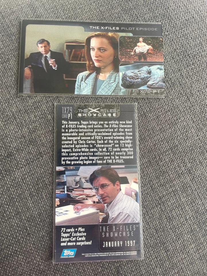 1997 The X-Files Showcase Widevision Promo Card P1 - Image 1 of 1