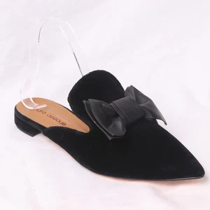 Andre Assous Prince Slides Para Mujer 9US Negro Terciopelo Zapatos Arco Mula Funciona Pequeño - Imagen 1 de 16