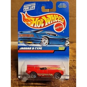 1999 Hot Wheels #997 - Jaguar D-Type (Candy Apple Red) (Silver Lace Wheels) - Picture 1 of 3