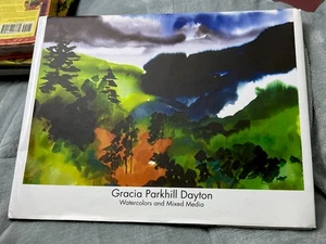 The World Of Garcia Parkhill Dayton Watercolor and Mixed Media Book Signed - Imagen 1 de 8