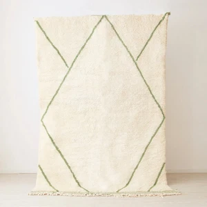 Designer Hand Knotted Wool Rug 6x9 Transitional Luxury Geometric Modern Living - Picture 1 of 7