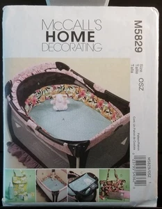 Stubenwagen, Laufstall, Wickelunterlage, Blatt, Taschen Muster - McCall's #M5829 - 2009 - Bild 1 von 4