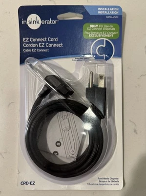 Erador en fregadero CRD-EZ cable de alimentación de 3 pies para eliminación de residuos de alimentos con conexión EZ - Imagen 1 de 2