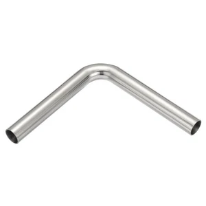 Tubo Sanitario Prolunga 90 Gradi 1 Pollice OD Mandrino Curva Gomito Acciaio Inox 304 - Foto 1 di 5