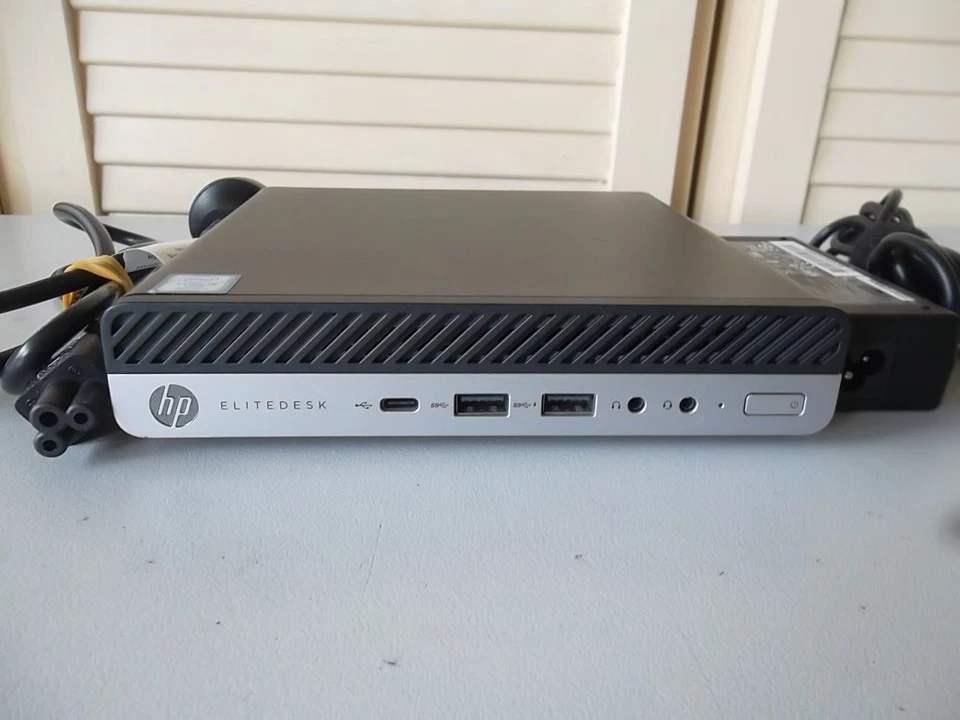 HP ELITEDESK 800 G4 MINI PC i5 8500T 16GB RAM 256NVMe  3x DP OUT WIN11 PRO - image 1 of 1