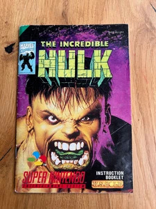 SNES - The Incredible Hulk - Anleitung (UKV) - Bild 1 von 2