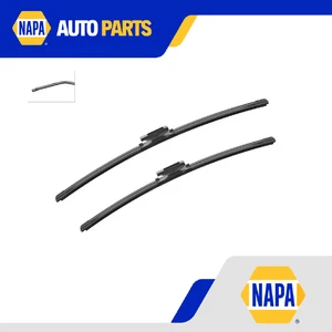 2x Wiper Blades (Pair) Flat / Aero type fits RENAULT KANGOO FW, KW 1.2 Front Set - Picture 1 of 15