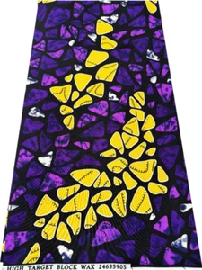 Polyester Veritable Ankara Wax Print-Sell by 6 Yards- for Dresses - Bild 1 von 3