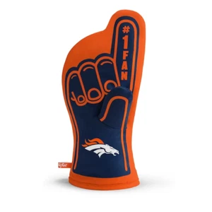 *NEW* You The Fan NFL Denver Broncos #1 Oven Mitt For Ovens and Barbecues Grills - Picture 1 of 3