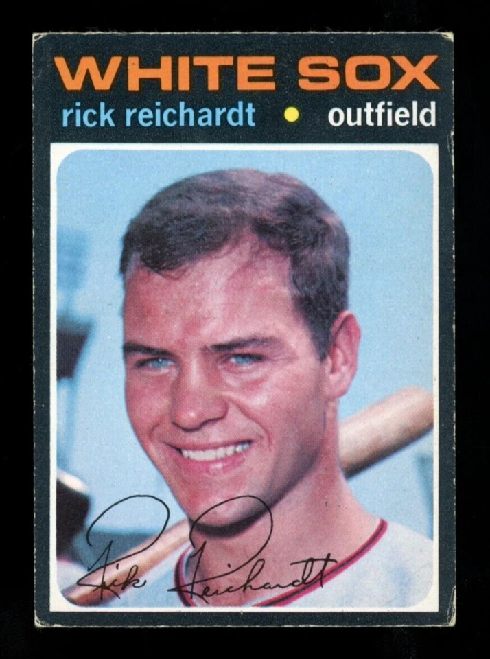 1971 TOPPS OPC O PEE CHEE BASEBALL #643 Rick Reichardt EX+ Chicago White Sox - Image 1 of 2